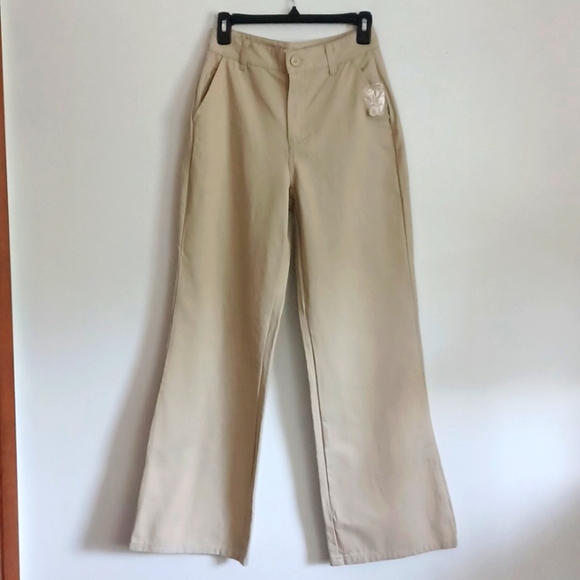 Los Angeles Sixty Six wide leg pants. Cargo pants w/ pockets.  Size 1.  NWT - Picture 1 of 15